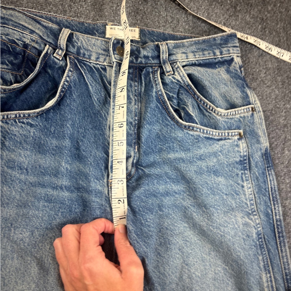 WE THE FREE Women’s Denim Final Countdown Cuffed Low-Rise Jeans size: 26 - Picture 11 of 14